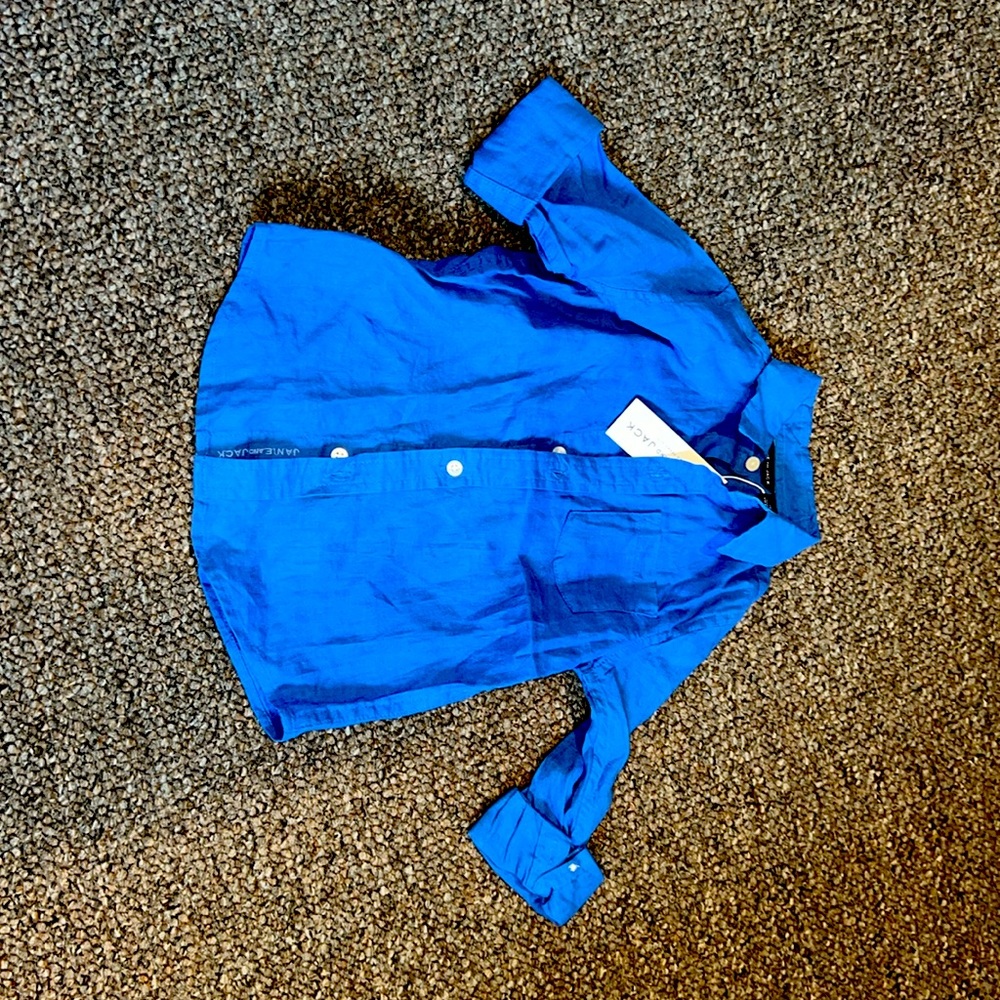 Janie & Jack Boys 2T Royal blue shirt